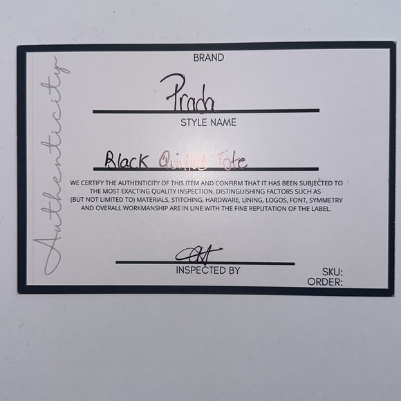 Large Prada Quilted Tote - Picture 10 of 10